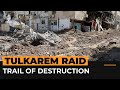 Video shows Israeli bulldozers’ trail of destruction in Tulkarem | AJ #Shorts