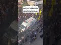 An explosion causes panic at a funeral in Lebanon