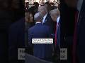 Harris and Trump shake hands at 9/11 memorial