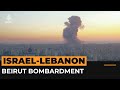 Israel bombards Beirut | AJ #shorts