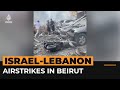 Israeli airstrikes hit densely populated Beirut neighbourhood | AJ #Shorts