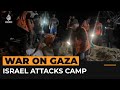 Israeli attack on Gaza displacement camp kills dozens | AJ #shorts