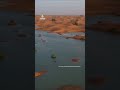 Ponds form in Moroccan desert after heavy rain | AJ #shorts