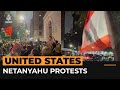 Pro-Palestinian protesters chant outside Netanyahu’s hotel in New York | #AJ shorts