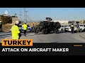 Explosion, gunshots heard outside Turkish military aircraft maker | AJ #Shorts