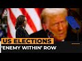 Harris & Trump trade verbal attacks in election battleground state | AJ #shorts