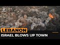 Israeli army blows up buildings in southern Lebanon | AJ #shorts