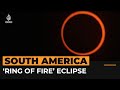 South America gets ‘ring of fire’ solar eclipse | AJ #shorts