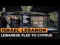 ‘We just want peace’ say Lebanese fleeing to Cyprus | AJ #shorts