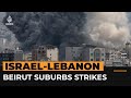 Israel launches multiple strikes on southern suburbs of Beirut | AJ #shorts