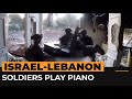 Israeli soldiers play piano in destroyed home in Lebanon | AJ#shorts