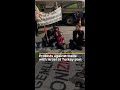 Protests against trade with Israel at Turkey port | AJ #shorts