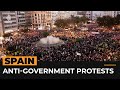 Thousands march in Valencia to protest flood response  | AJ #shorts