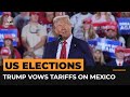 Trump vows tariffs on Mexico over border issues | AJ #Shorts