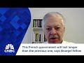 This French government will last longer than the previous one, says Bruegel fellow